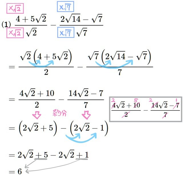平方根の計算難問01