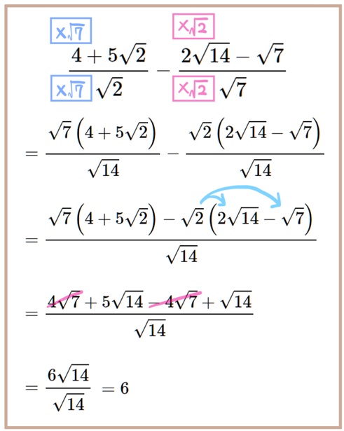 平方根の計算難問01別解2