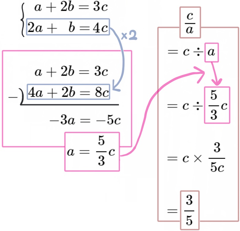 中２式の値の難問19の解説改