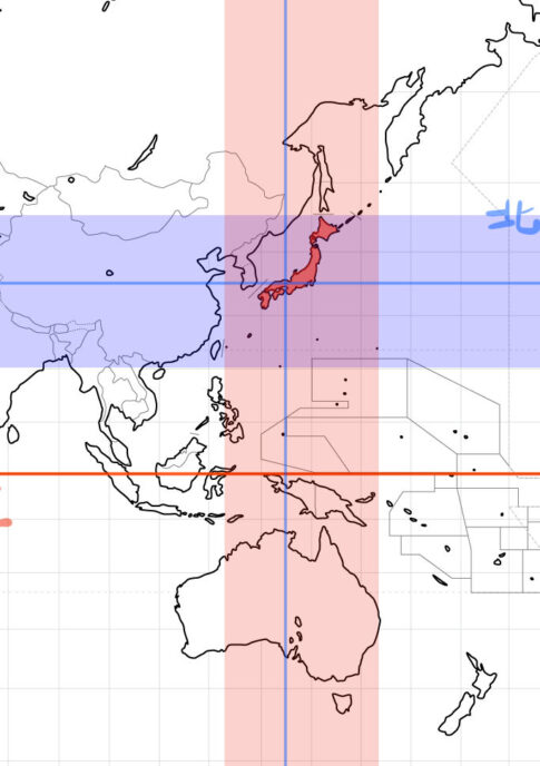 日本と同じ経度の国一覧と覚え方｜東経135度線(日本標準時子午線)を通る国 – 坂田先生のブログ